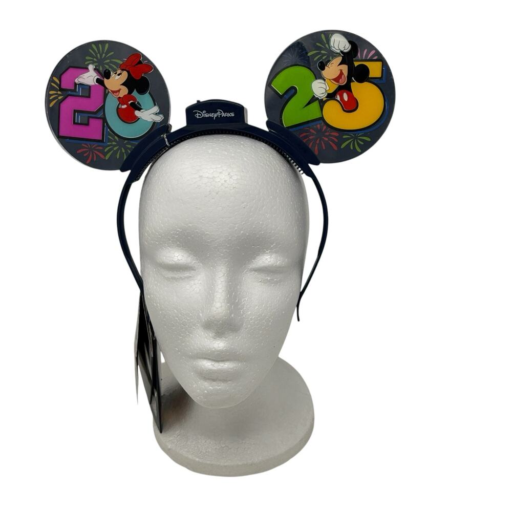 Disney Parks 2025 Glow Ears Headband Minnie Mouse Mickey Mouse Battery Operated - Picture 4 of 9